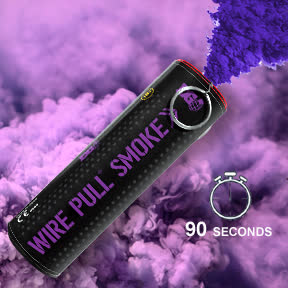 WP40 WIRE-PULL SMOKE GRENADE - PURPLE